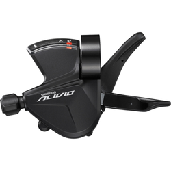 Shimano Alivio SL-M3100 Schalthebel links für 3-fach-Umwerfer, mit Ganganzeige und Zug - Produktbild - 1