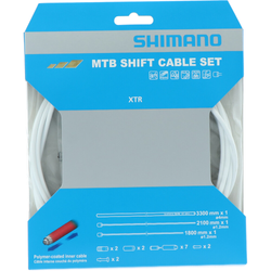SHIMANO Schaltzug-Set MTB XTR polymerbeschichtet 3300 mm Weiß - Produktbild - 1