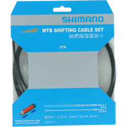 Y01V98112-21138110-21138110.jpg SHIMANO Schaltzug-Set MTB XTR polymerbeschichtet 2000 mm Schwarz - Produktbild - 1