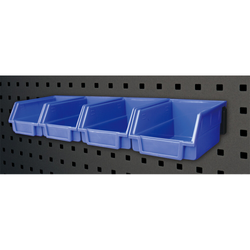 VAR Kleinteilekisten MO-52070 4 Stück mit Wandhalter - Produktbild - 1