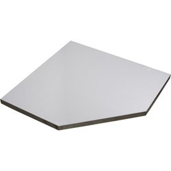 FA003542076-21139304-21139304.jpg VAR Edelstahl-Arbeitsplatte MO-52016 für Eckschrank 865 x 865 x 38 mm - Produktbild - 1