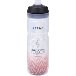 Trinkflasche Zefal Arctica Pro 75 750m, silber/rot, Höhe 259mm - Produktbild - 1