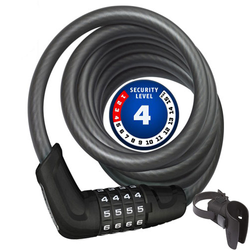 Abus Tresor 6512C Spiralkabelschloss, 180 cm, 12 mm, Zahlencode, Sicherheitslevel 4 - Produktbild - 2