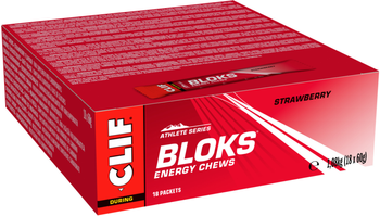 CLIF SHOT Bloks Erdbeere 60g je Riegel 18 Stück in Verpackungseinheit - Produktbild - 1