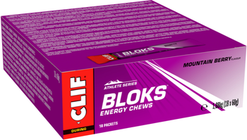 Clif Shot Bloks Waldbeere 60G Je Riegel 18 Stück In Verpackungseinheit - Produktbild - 1