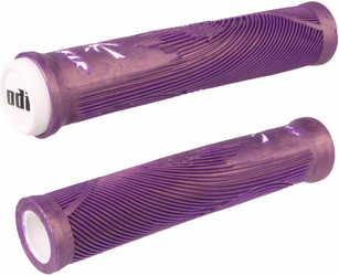 BMX Griffe Hucker Signature Flangeless lila-weiß - Produktbild - 1