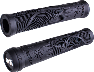 BMX Griffe Hucker Signature Flangeless lila-weiß - Produktbild - 4
