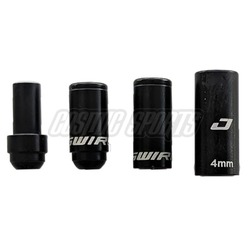 Endkappen für Elite Link Schaltzugsets, JAGWIRE
Für 2-fach Systeme
Farbe: Schwarz, VE: 1 Set - Produktbild - 1