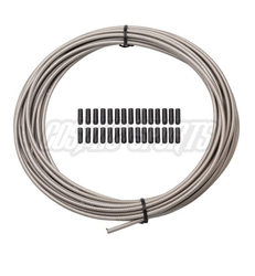 Schaltzugaußenhülle LEX-SL 10 m, JAGWIRE
Zip-Beutel, geflochten, incl. Endkappen
Größe: Ø 4,5 mm x 10 m, Farbe: Titan, VE: 1 Stk. - Produktbild - 1