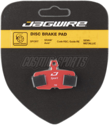 Bremsbeläge Disc Sport Semi-Metallic für SRAM/AVID, JAGWIRE
U. a. für  SRAM Code, Guide RE
Farbe: Rot, VE: 1 Paar - Produktbild - 1
