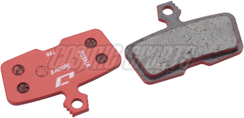 Bremsbeläge Disc Sport Semi-Metallic für SRAM/AVID, JAGWIRE
U. a. für  SRAM Code, Guide RE
Farbe: Rot, VE: 1 Paar - Produktbild - 2