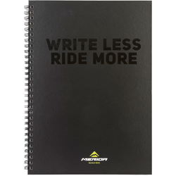 Notizbuch WRITE LESS RIDE MORE, MERIDA
Größe: 21 x 26 cm, Farbe: Schwarz, VE: 1 Stk. - Produktbild - 1 Notizbuch WRITE LESS RIDE MORE, MERIDA
Größe: 21 x 26 cm, Farbe: Schwarz, VE: 1 Stk. - Produktbild - 1
