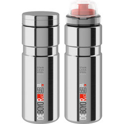 Elite Thermo-Trinkflasche mit Schutzkappe DEBOYO RACE silber 550ml - Produktbild - 1