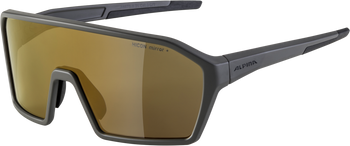 Sonnenbrille Alpina Ram Q-Lite Rahmen coffeegrey matt, Glas gold versp. - Produktbild - 1