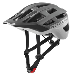 Fahrradhelm Cratoni AllRace (MTB) anthrazit/weiß matt, Gr. M/L (56-61cm) - Produktbild - 1