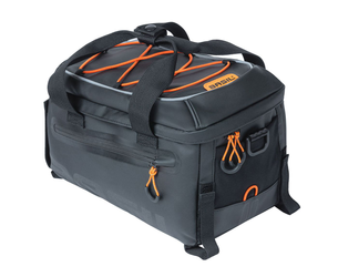 Gepäckträgertasche Basil Miles Tarpaulin schwarz/orange, 32x20x20,5cm, 7ltr - Produktbild - 1