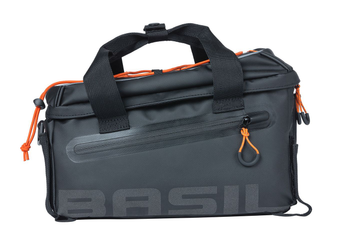 Gepäckträgertasche Basil Miles Tarpaulin schwarz/orange, 32x20x20,5cm, 7ltr - Produktbild - 2