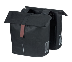 Doppelpacktasche Basil City schwarz, 12x29x30 cm, 28-32ltr - Produktbild - 1 Doppelpacktasche Basil City schwarz, 12x29x30 cm, 28-32ltr - Produktbild - 1