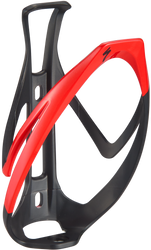 43021-100-CAGE-RIB-CAGE-II-MATTE-BLK-FLORED-HERO-21149161-21149161.png Specialized Rib Cage II Fahrrad-Flaschenhalter, schwarz/rot - Produktbild - 1