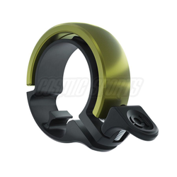 Knog Oi Classic Large Fahrradklingel, 23.8 <br>- 31.8mm, black/olive - Produktbild - 1