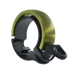 12913KN-01-21149210_1.jpg Knog Oi Classic Large Fahrradklingel, 23.8 <br>- 31.8mm, black/olive - Produktbild - 2