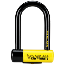 Kryptonite Krypt New York Fahgettaboudit Mini Bügelschloss 10 mm x 660 mm hochwertige Sicherheit Fahrradschloss - Produktbild - 1