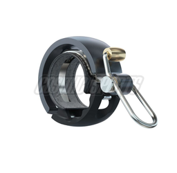 Knog Oi Luxe Small Fahrradklingel, 22.2mm, black/grey - Produktbild - 1