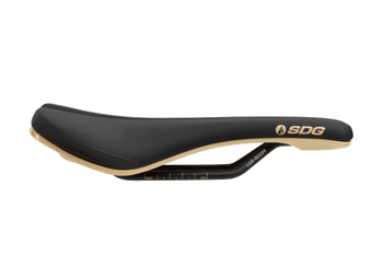 SDG Bel-Air 3.0 MTB-Sattel 260 x 140 mm mit Lux-Alloy-Streben, schwarz / braun - Produktbild - 2