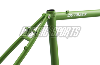 Ritchey Outback V2 Disc Gravel Rahmenkit, 650B/700C, XS, guacamole green/white - Produktbild - 1 Ritchey Outback V2 Disc Gravel Rahmenkit, 650B/700C, XS, guacamole green/white - Produktbild - 1