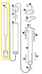 Crankbrothers Highline 3 Cartridge Kartusche, 27.2Mm 60Mm/360Mm Länge - Produktbild - 1