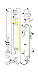 Crankbrothers Highline 3 Body 2-Keyway Körper, 30.9Mm 80Mm / 380Mm Länge - Produktbild - 1