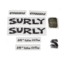 Surly Straggler New Rahmen Decal inkl. Headbadge, black - Produktbild - 1