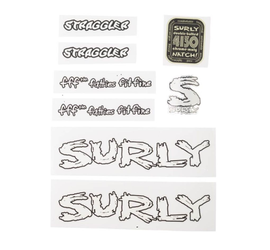Surly Straggler New Rahmen Decal inkl. Headbadge, white - Produktbild - 1