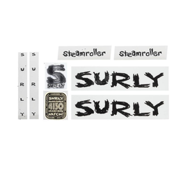 Surly Steamroller New Rahmen Decal inkl. Headbadge, black - Produktbild - 1
