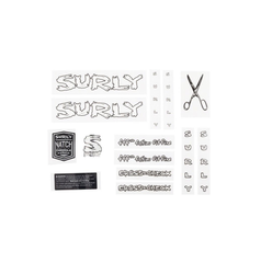 Surly Cross Check New Rahmen Decal inkl. Headbadge, white - Produktbild - 1