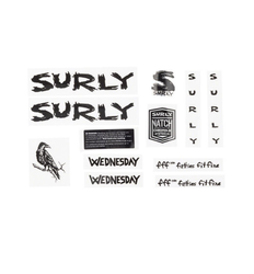 Surly Wednesday New Rahmen Decal inkl. Headbadge, black - Produktbild - 1