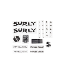 Surly Midnight Special New Rahmen Decal inkl. Headbadge, black - Produktbild - 1