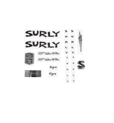 Surly Ogre New Rahmen Decal inkl. Headbadge, black - Produktbild - 1