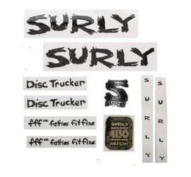 Surly Disc Trucker New Rahmen Decal Inkl. Headbadge, Black - Produktbild - 1