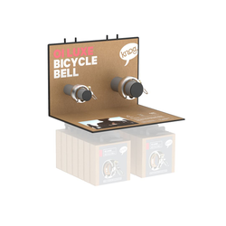 Knog Oi Luxe Small/Large Fahrradklingel NUR DISPLAY für 16 Klingeln (OHNE BESTÜCKUNG) - Produktbild - 2