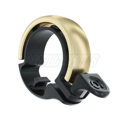 Knog Oi Classic Large Fahrradklingel, 23.8 <br>- 31.8mm, brass - Produktbild - 1