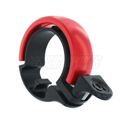 Knog Oi Classic Large Fahrradklingel, 23.8 <br>- 31.8mm, black/red - Produktbild - 1
