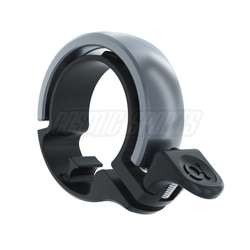 Knog Oi Classic Large Fahrradklingel, 23.8 <br>- 31.8mm, black/grey - Produktbild - 1