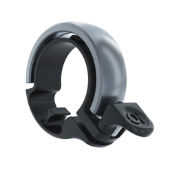 12911KN-01-21164570_1.jpg Knog Oi Classic Large Fahrradklingel, 23.8 <br>- 31.8mm, black/grey - Produktbild - 2