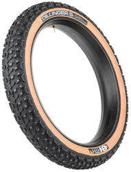45NRTH Dillinger 5 Faltreifen, 26x4.6", 116-559, 258 konkave Karbid Spikes, 60TPI, Tubeless Ready, tanwall - Produktbild - 1
