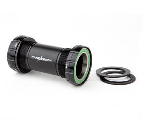 Cane Creek Hellbender 70 BSA30 Innenlager, Edelstahl, Thread Fit, 30mm, 68/73mm, black - Produktbild - 1