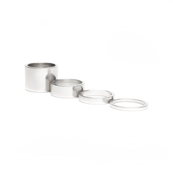 CHRIS KING HEADSET SPACER 12MM, 1 1/8", SILVER - Produktbild - 1