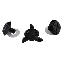 Troy Lee Designs Visierschrauben für D4 und Stage Helme, Kunststoff, schwarz, 3 Stück - Produktbild - 1