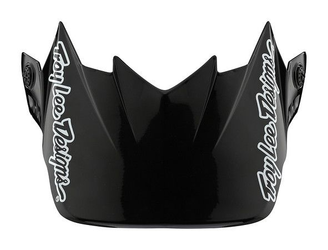 TROY LEE DESIGNS GP HELMVISIER, BLOCK, BLACK/WHITE - Produktbild - 1