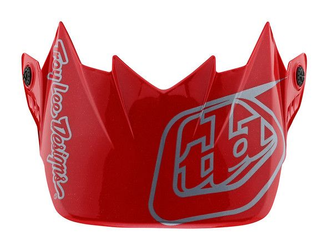 Troy Lee Designs GP Helmvisier, Silhouette, red/silver SALE - Produktbild - 1